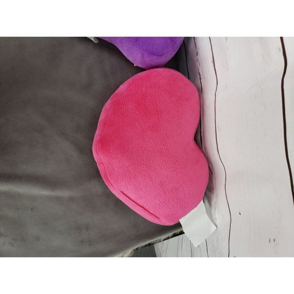 Plusheez Plush Stuffed Toy Animal Pink Purple Girl‎ Bedroom Throw Pillow 10" - Picture 6 of 9